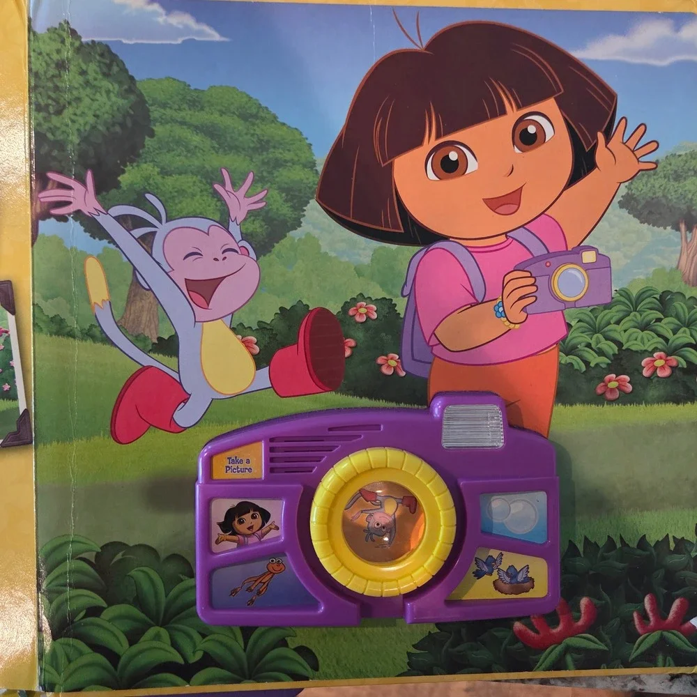 Lot 2 Dora the Explorer Sound Books Potty Time Big Sister & Smile for the Camera